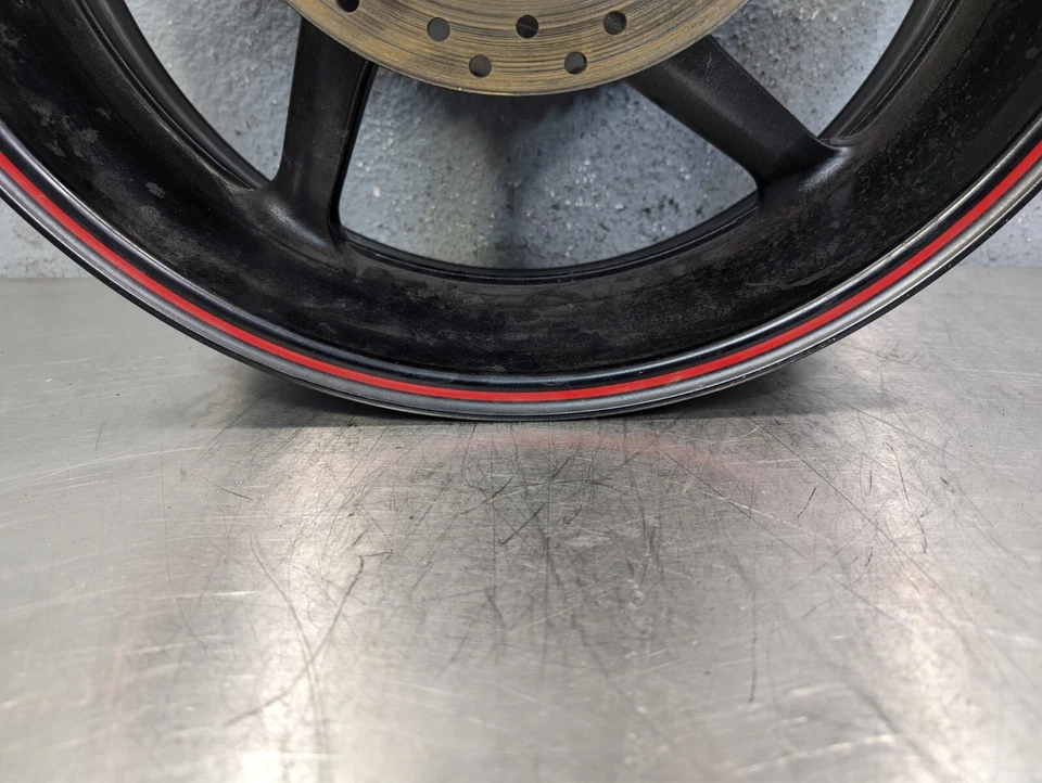 2009-2014 Yamaha YZF R1 OEM заднее колесо задний обод прямой с тормозным диском 2013 - Изображение 3 из 4