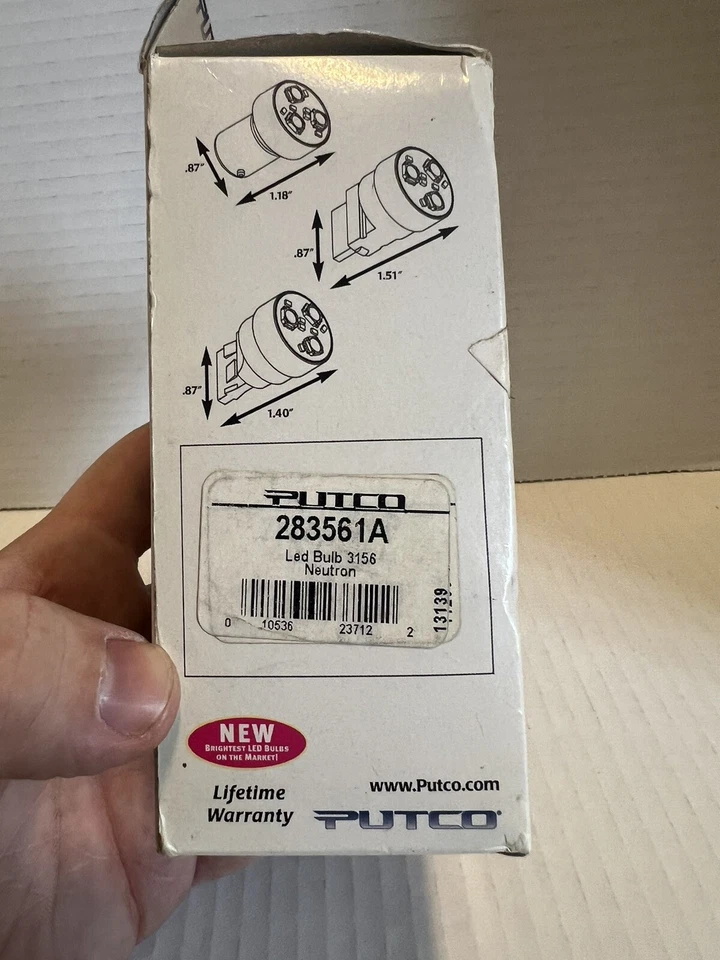 B8. Putco Lighting 283561A Neutron LED Bombilla de repuesto Paquete de 2 Foto 3 de 4