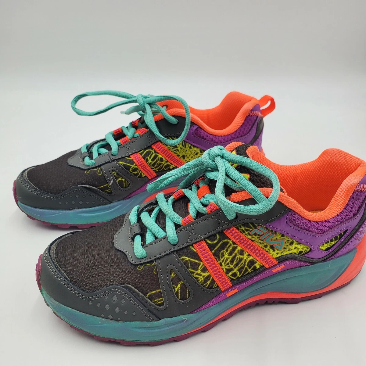 Bright colored hotsell tennis shoes