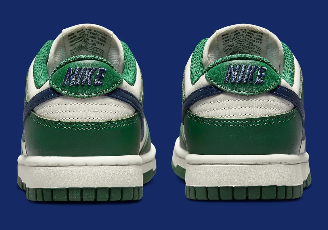 Nike Dunk Low Retro Shoes Gorge Green Midnight Navy DD1503