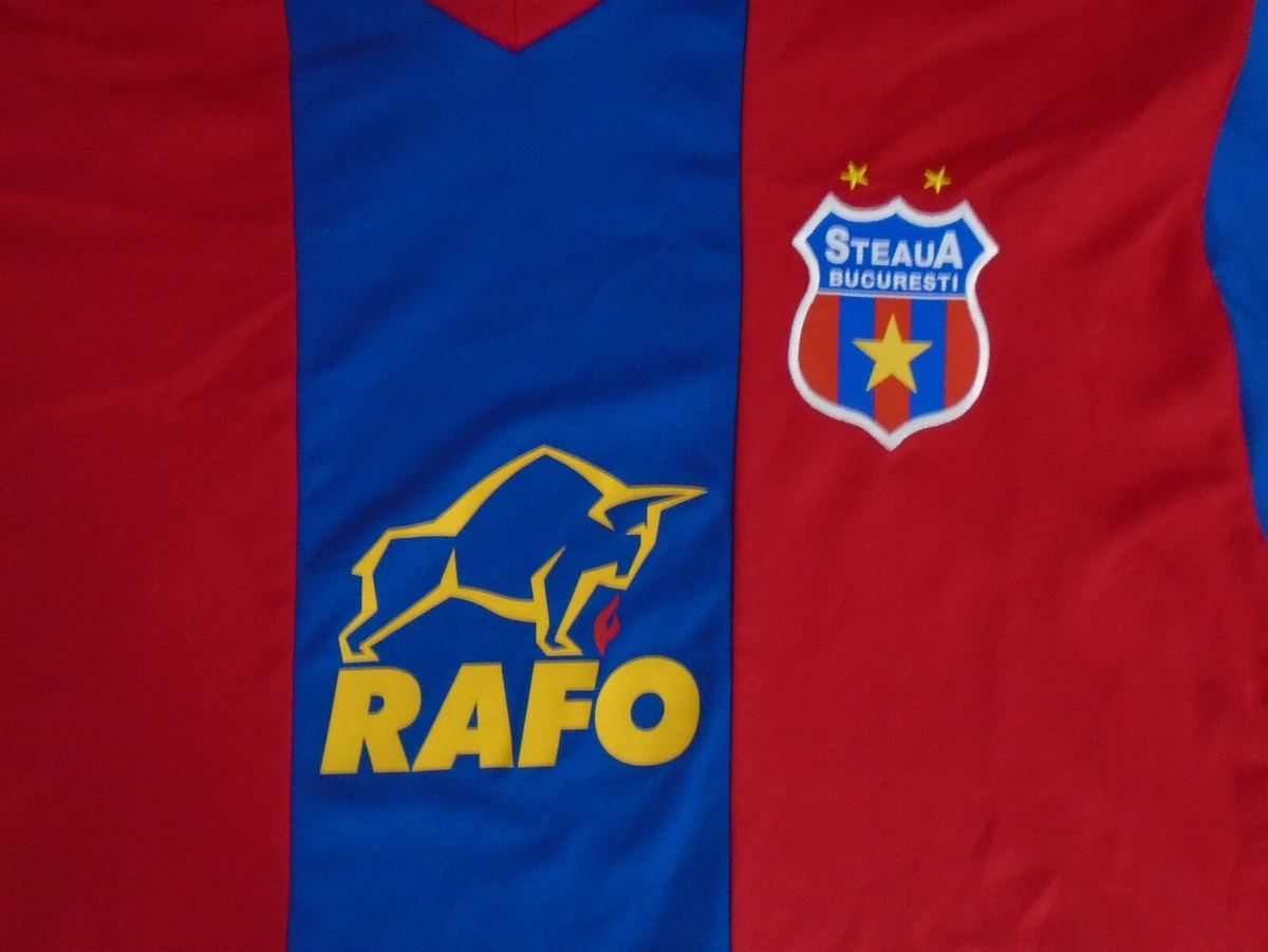 FCSB-Steaua Bucuresti 2006 Jersey XL RAFO Refinery Logo Made in Romania!  New