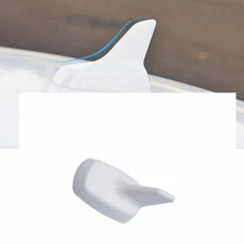 For Audi Q7 2016 2017-2018 2019 ABS White Car Roof Shark Fin Antenna Aerial Trim