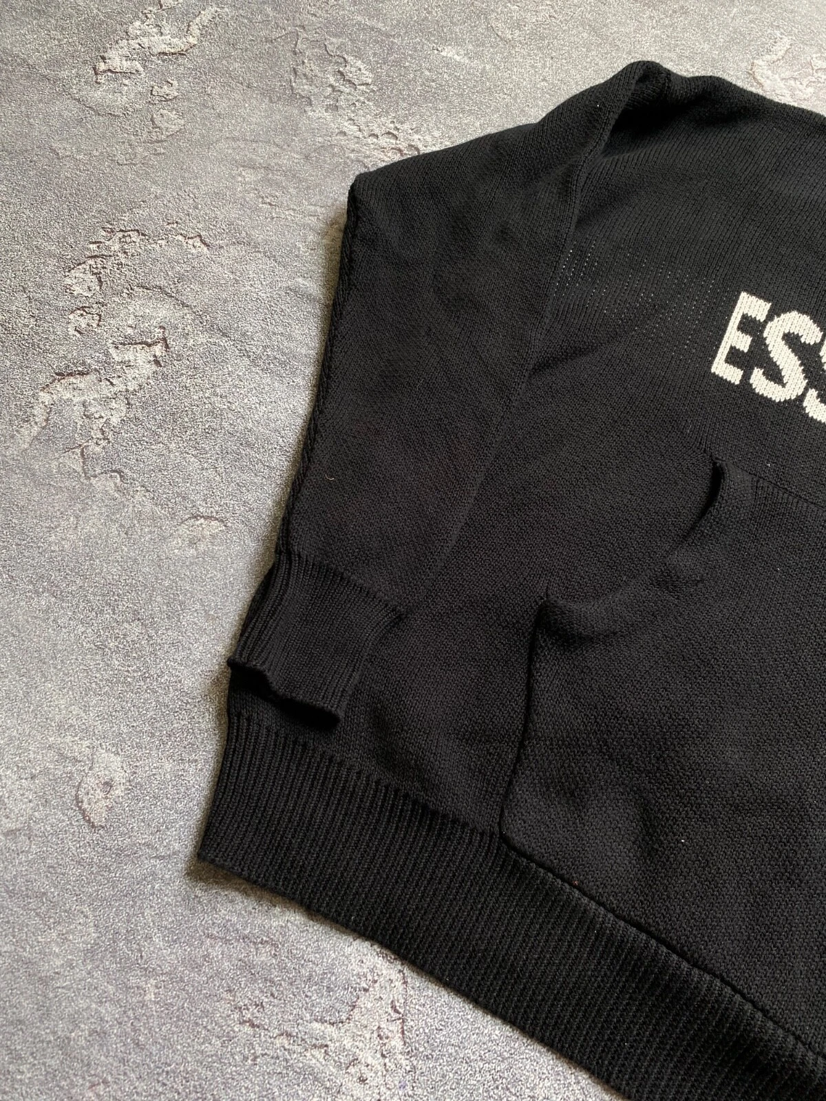 FEAR OF GOD felpa con cappuccio in maglia paura degli dei essenziali