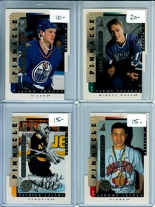 1996-97 Be A Player Link to History Autographs Teemu Selanne San Jose Sharks