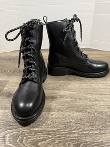 靴 BOEMOS Archive Black Leather Boots BOEMOS Archive Black Leather Boots