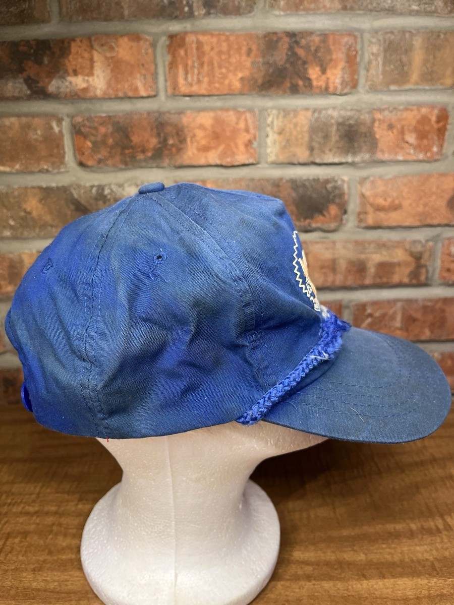 Vintage Kroger Meat Excellence Butcher Deli Blue SnapBack Rope Hat