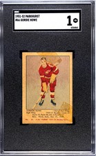 1951 Parkhurst Gordie Howe #66 SGC 1