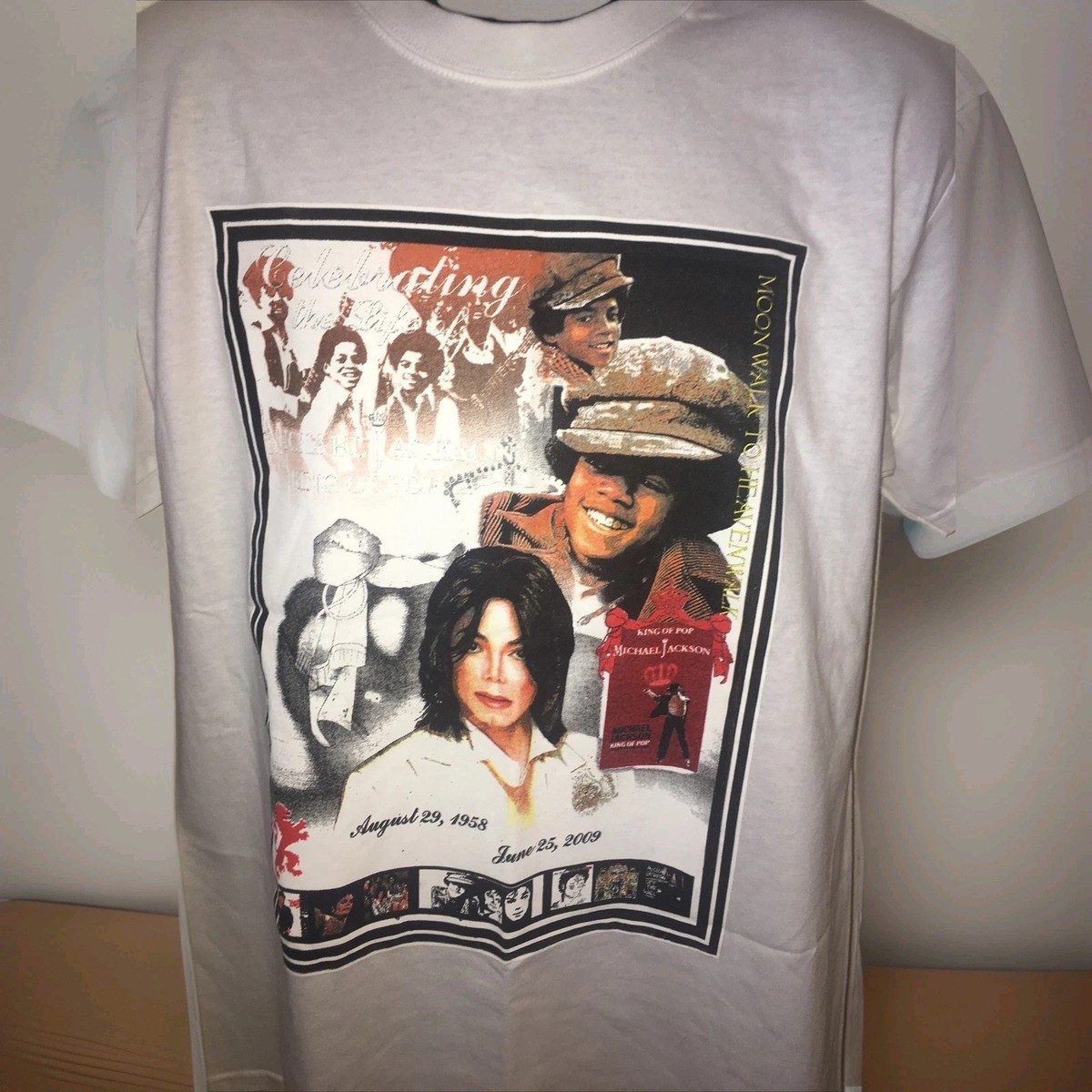 【希少】Michael Jackson 1958-2009 追悼　Tシャツ L Michael Jackson T-Shirt Tribute to the 