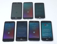 Lot of 7 LG 5" 16GB Smartphones - For Parts - Aristo 3 / K40 / X Charge