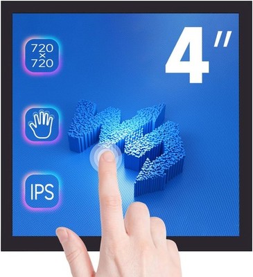 Waveshare 4 Zoll Square Touch LCD 720x720 IPS für Raspberry Pi