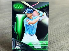 2026 Topps Chrome Black JAC CAGLIANONE Rookie🔥/99 Green Refractor Baseball Card