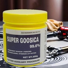 Yellow Bottle 99.6 Super Goosica Tattoo Cream 500g Permanent Makeup Face Beauty