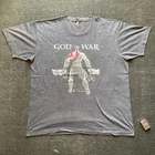 Vintage 2007 Sony PlayStation 2 God Of War Kratos Promo Graphic Tee Shirt XL PS2