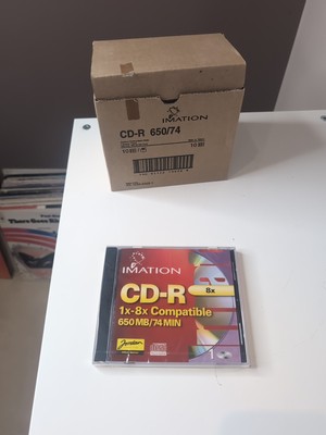 Imation CD-R 4X   650MB / 74 MIN   1x-4x kompatibel   Neu & versiegelter 10er Karton