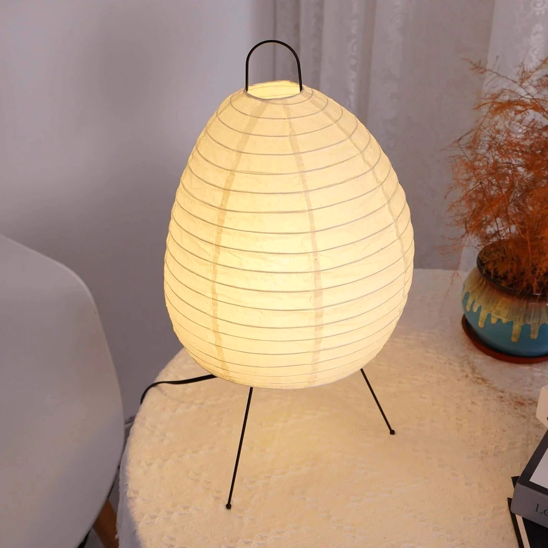 Isamu Noguchi AKARI 1N Table Lamp Authentic Japanese Washi Paper
