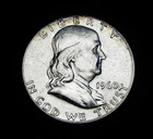 1960 P Silver UNITED STATES  Franklin Half Dollar  LOOK