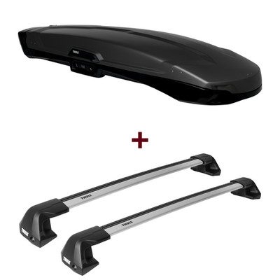 Dachbox Thule Vector Alpine + Dachträger für Peugeot 5008 II Typ MC / MJ top