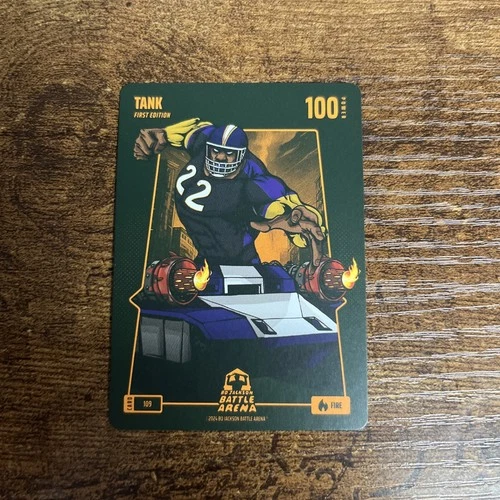 FIRE Bo Jackson Battle Arena Alpha First Edition TANK 109