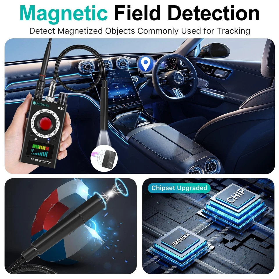 Hidden Camera Detector, Bug Detector & GPS Tracker Detector – RF Detector & C... - Image 3 of 4