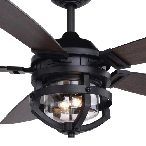 Vaxcel Lighting F0124 54" 5 Blade Indoor / Outdoor Ceiling Fan - Black - Picture 3 of 12