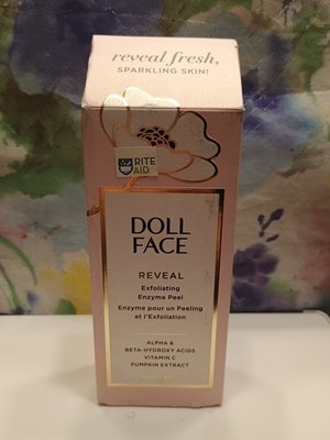 Doll Face Reveal Exfoliating Enzyme Peel. Full Size, 30 ml/1 oz.