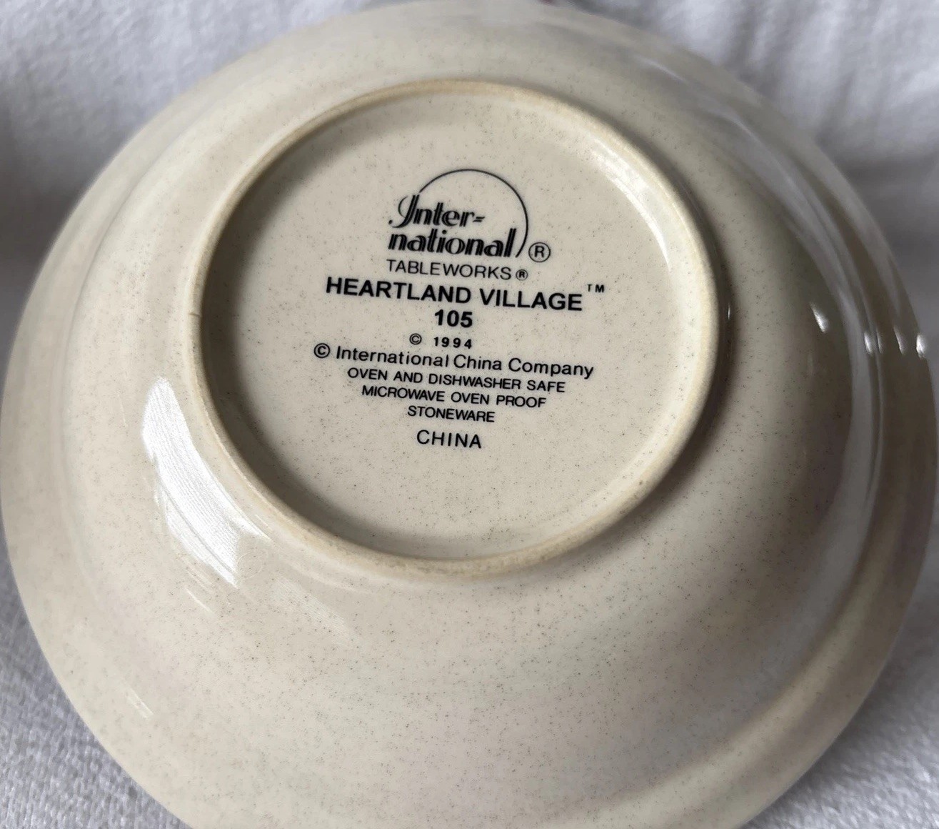 International Tableworks Stoneware Heartland 6 3/4” Cereal Bowls