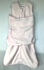 Halo SleepSack Swaddle Size 3-6 Months, Pink Fleece, 13-18 LBS, Small