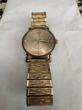 Lord Elgin Shockmaster Vintage 33mm Gold Dial 17J Manual Wind Expansion - Image 4