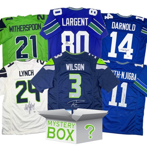 Seattle Seahawks 🏈 Signature Edition Mystery Autographed Jersey Box