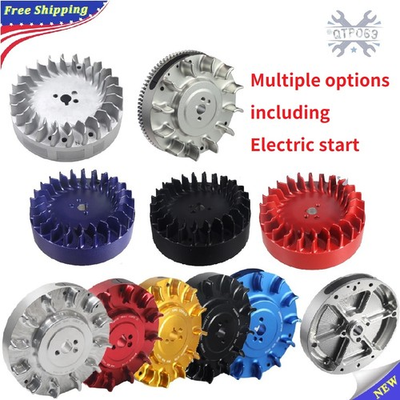 #ad #ad Performance Aluminium Flywheel Electric Start Flywheel For Honda GX200 Engine $50.99