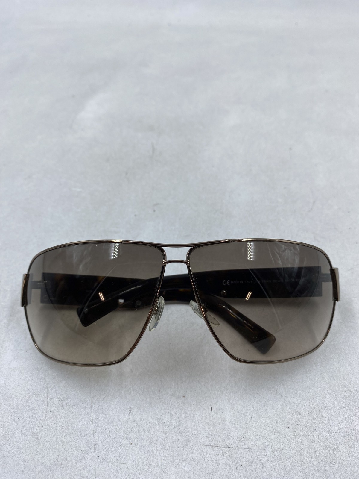 Occhiali da sole donna aviatore Yves Saint Laurent argento tartaruga sfumato