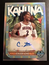 2023-24 Bowman U Chrome Caleb Love BKA-CL Big Kahuna Refractor Auto /150