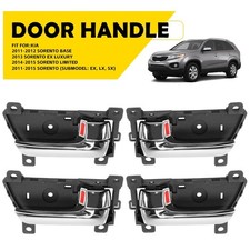 4 Right Left Passenger Driver Inner Interior Door Handle For 2011-15 Kia Sorento
