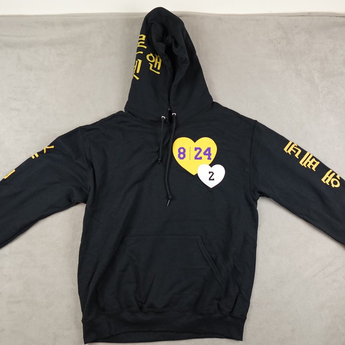 Sloan and Bennett Hoodie Mens M Black 24 Kobe Vanessa Bryant