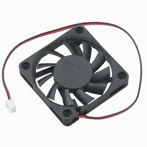 12V DC 60mm Cooling Fan 60x60x10mm (2.4x2.4x0.4 in) for CPU PC Printer Laser - Picture 3 of 6