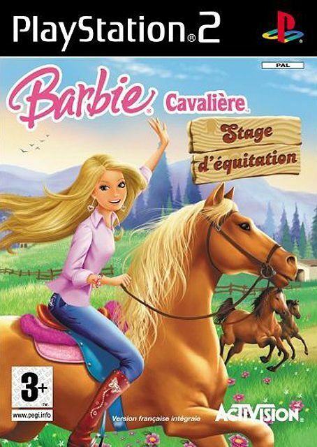 BARBIE CAVALIÈRE STAGE D’ÉQUITATION / SONY PS2 / NEUF SOUS BLISTER D'ORIGINE VF