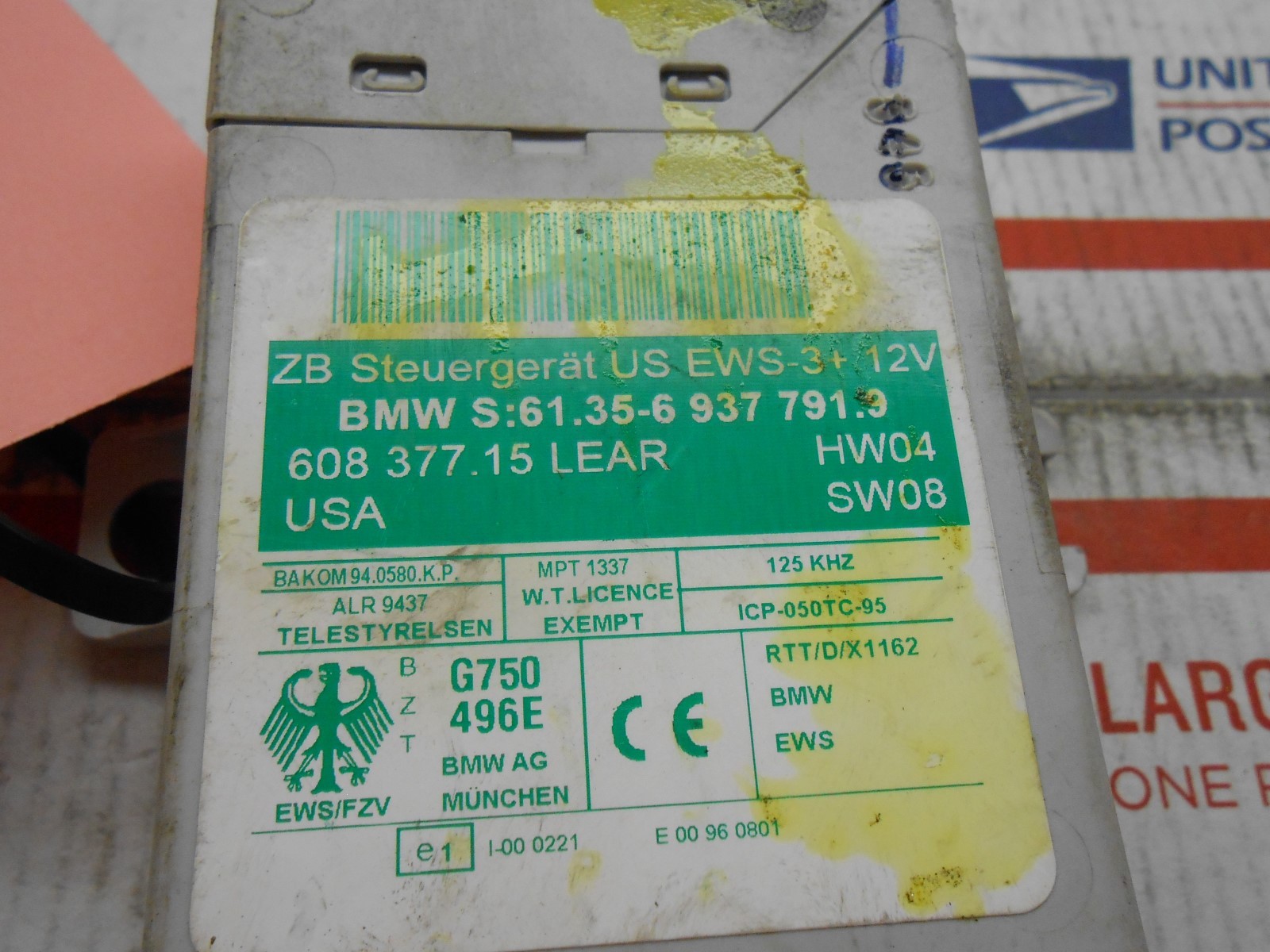 BMW engine immobilizer 61356937791 6937791 RF0640 | eBay 超人気モデルセイコーセレクションSBTM341