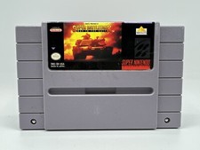 Nintendo SNES Super Battletank: War In The Gulf Authentic 1992 Tested & Working