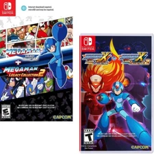 Mega Man & X: Legacy Collection 1 + 2 Switch Brand New Game Special Bundle
