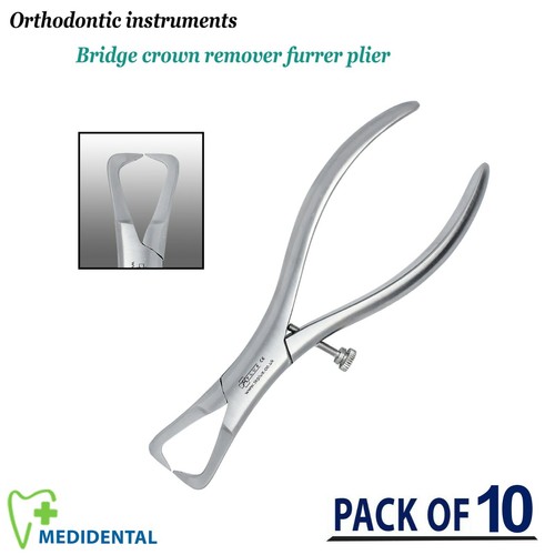 Pack Of 10 Dental Instruments Orthodontic Crown Bridge Remover Furrer ...