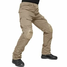 Tactical Men's Army Combat Pants Outdoor Hiking Commando Trousers with Knee Pads