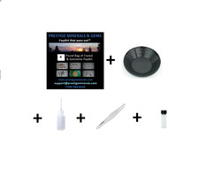 Crystal Gemstone Panning Kit With 4 LB Paydirt, 10" Gold Pan, All Supplies