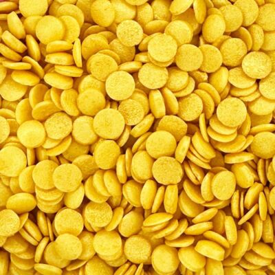 Glimmer Gold Konfetti Kuchenstreusel - 30g essbare Goldstreusel für Kuchen 