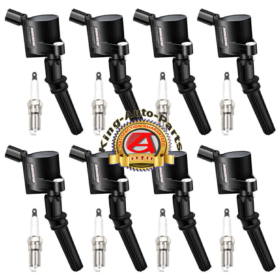 Performance Ignition Coil & Spark Plug for Ford F150 Lincoln Navigator 4.6 DG508 Foto 2 de 4