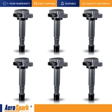 6 Ignition Coils Pack for Saturn Vue 2004-2007 3.5L V6 Engine Replaces UF400
