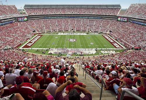 Alabama Crimson Tide Bryant-Denny Football Stadium Field 48x36-8x10 CHOICES - Picture 25 of 66