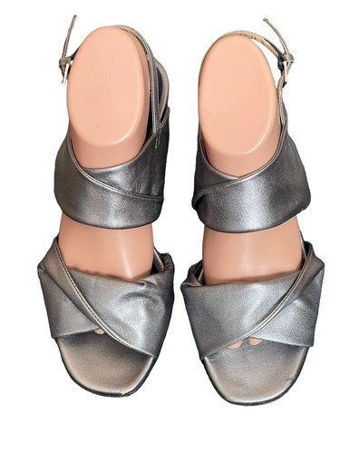 VALENTINA Rangoni Firenze grey heels size 9.5 M - Picture 2 of 12