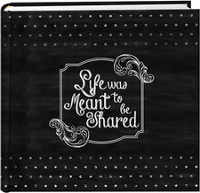Pioneer Photo Albums EV-246CHLK/SH 200-Pocket Chalkboard Printed Shared Theme Ph