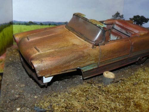 1/18 ( DS ) verlassen und ausgeschliffen 1955 Packard Cabrio, Scheunenfund - Bild 2 von 9