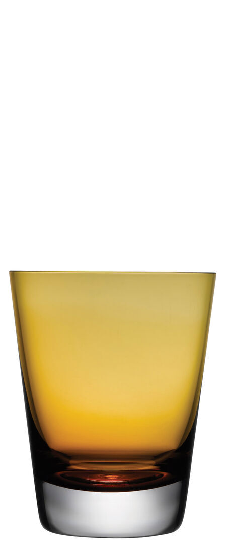 Amber V Tumbler Glassware Water Juice Drinks 12oz (34cl) Pack Of 24 For Bar